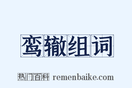 鸾辙组词是什么意思的图片